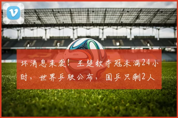 坏消息来袭!王楚钦夺冠未满24小时,世界乒联公布,国乒只剩2人